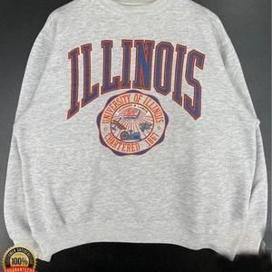 University Of Illinois Logo , Ncaa Illinois Fighting Illini Sweatshirt
